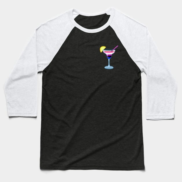 Genderfluid cocktail #5 Baseball T-Shirt by gaypompeii